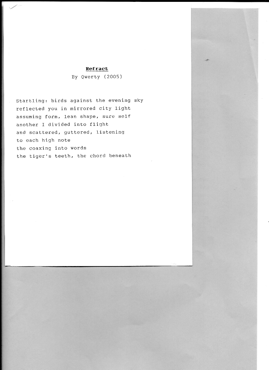 Scan of Refract